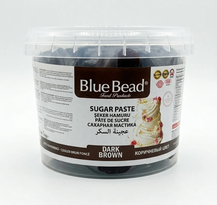 Pâte a sucre brun foncé
